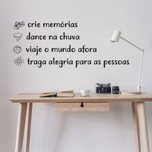 Adesivo Parede Cozinha Frase Crie Memorias Leroy Merlin