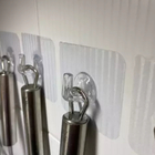 Adesivo Parede Gancho Transparente Suporte Utensílios Forte C
