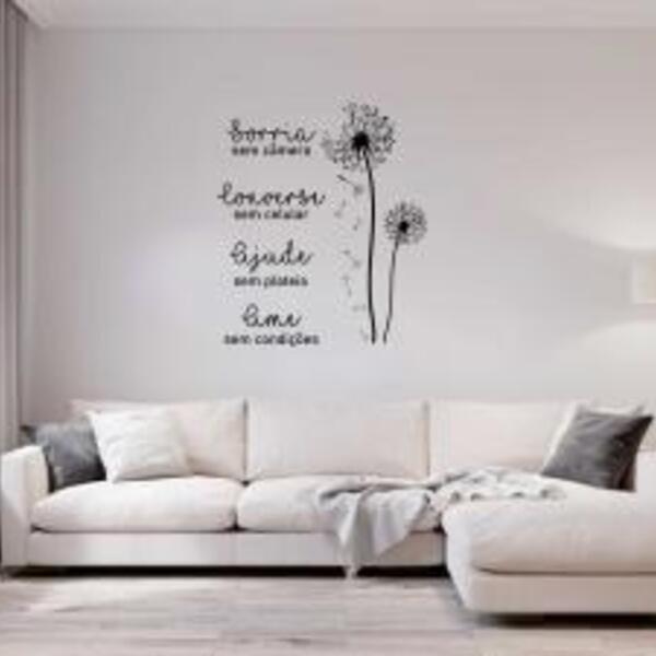 Adesivo Parede Motivação - Frase Sorria Converse Ajude Ame