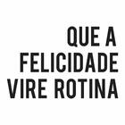 Adesivo Parede Quarto Frase Felicidade