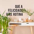 Adesivo Parede Quarto Frase Felicidade