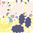 Adesivo Parede Quarto Infantil Ovelhas