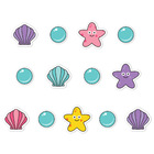 Adesivo Piso Banheiro Antiderrapante Infantil Estrela e Concha