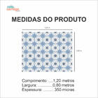 Adesivo Piso Box Apache Cinza Antiderrapante - 1,20 X 0,80 Me