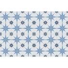 Adesivo Piso Box Estrela Azul Cinza Antiderrapante - 1,20 X 0