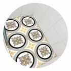 Adesivo Piso Box Ladrilho Ouro Antiderrapante Lavável - 1,20