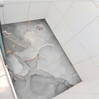 Adesivo Piso Box Mármore Cinza Gold Antiderrapante - 1,20 X 0