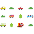 Adesivo Piso de Banheiro Antiderrapante Carros na Cidade