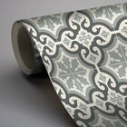 Adesivo Piso Ladrilho Cinza Antiderrapantelavável