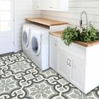 Adesivo Piso Ladrilho Cinza Antiderrapantelavável