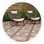 Adesivo Piso Rústico Luxo Lavável  Antiderrapante