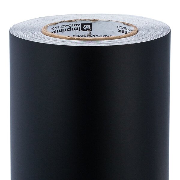 Adesivo Preto Fosco Colormax 50cm Preto