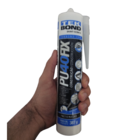 Adesivo Pu40 Fix Preto Cartucho 387g