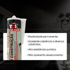 Adesivo Pu Toi 400gr Cinza Construcao