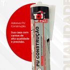 Adesivo Pu Toi 400gr Cinza Construcao