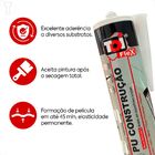 Adesivo Pu Toi 400gr Cinza Construcao