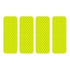 Adesivo Refletivo 4 Unidades Carro Moto Bicicleta E Outros