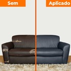 Adesivo Revestimento Em Couro Sintético Azul Marinho 50x137cm