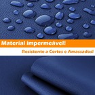 Adesivo Revestimento Em Couro Sintético Azul Royal 50x137cm