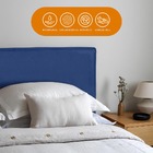 Adesivo Revestimento Em Couro Sintético Azul Royal 50x137cm