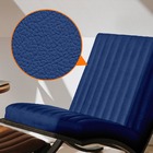 Adesivo Revestimento Em Couro Sintético Azul Royal 50x137cm