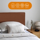 Adesivo Revestimento Em Couro Sintético Marrom Claro 50x137cm