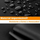 Adesivo Revestimento Em Couro Sintético Preto 50x137cm