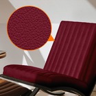 Adesivo Revestimento Em Couro Sintético Vinho 50x137cm