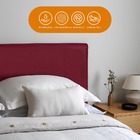 Adesivo Revestimento Em Couro Sintético Vinho 50x137cm