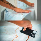 Adesivo Revestimento Mármore Calacatta Oro Brilho Impermeável