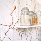 Adesivo Revestimento Mármore Calacatta Oro Brilho Impermeável