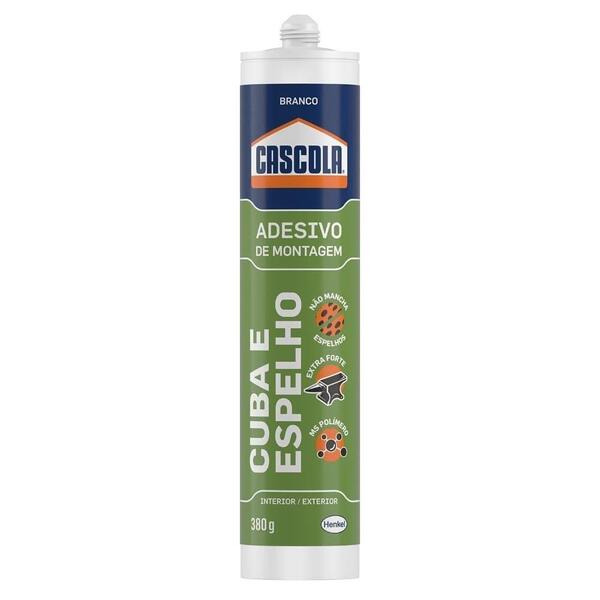 Adesivo Selante Cascola Cuba E Espelho Branco 380g
