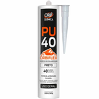 Adesivo Selante Pu 40 380g 230ml Orbi Quimica Preto
