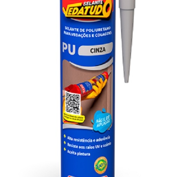 Adesivo Selante Pu Dryko Cinza 400g Vedatudo