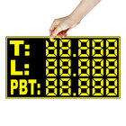 Adesivo Tara Lotação E Peso Bruto Caminhão - 1 Uni - 24x13cm