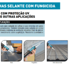 Adesivo Veda Calha Unipega 280g 300ml Alumínio