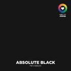 Adesivo Vinil Brilho Preto Absoluto Mimo - 30 Cm X 2,5 M