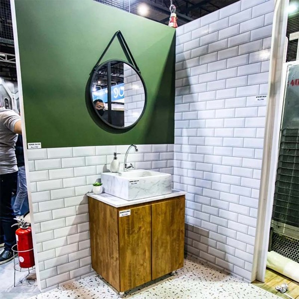 Adesivo Vinil Grosso Papel De Parede Metro Branco Brilho (1 2