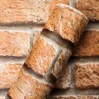 Adesivo Vinil Grosso Papel De Parede Tijolo Vermelho (1 22x0