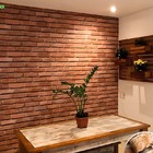 Adesivo Vinil Grosso Papel De Parede Tijolo Vermelho (1 22x0