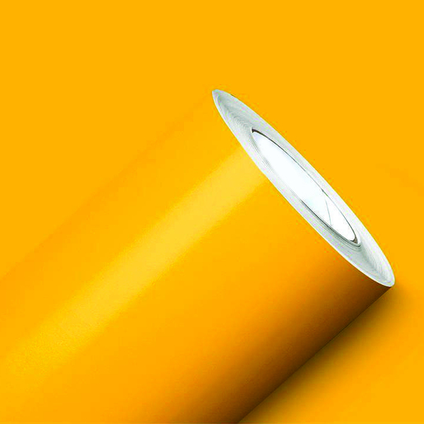 Adesivo Vinílico Envelopar Móveis Vidro Fogão Amarelo Médio 7