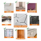 Adesivo Vinílico Lavavel Para Piso Com Textura Hexágono Branc