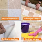 Adesivo Vinilico Lavavel Para Piso Textura Terrazzo Terroso 5