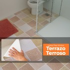 Adesivo Vinilico Lavavel Para Piso Textura Terrazzo Terroso 5