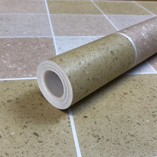 Adesivo Vinilico Lavavel Para Piso Textura Terrazzo Terroso 5