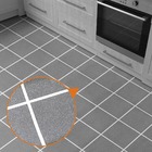 Adesivo Vinilico Lavavel Para Piso Texturizado Quadrado Cinza