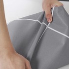 Adesivo Vinilico Lavavel Para Piso Texturizado Quadrado Cinza