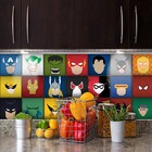 Adesivos De Parede -  Super Heróis 443 - Marvel - Dc