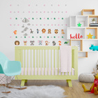 Adesivos De Parede Decorativa Infantil Safari Aquarela - Com