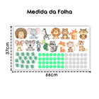 Adesivos De Parede Decorativa Infantil Safari Aquarela - Com